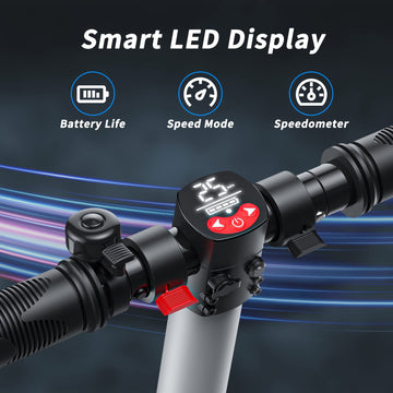 Caroma Electric Scooter for Adult and Teen, 15.5 Mph & 20 Miles Range, 250W Motor Foldable Kick Scooters, Max Load 220 Lbs, Silver