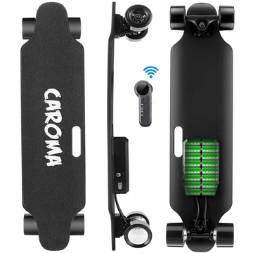 Caroma Electric Skateboards with Remote, 700W Dual Motor, 12 Miles Range for Adults Multicolor