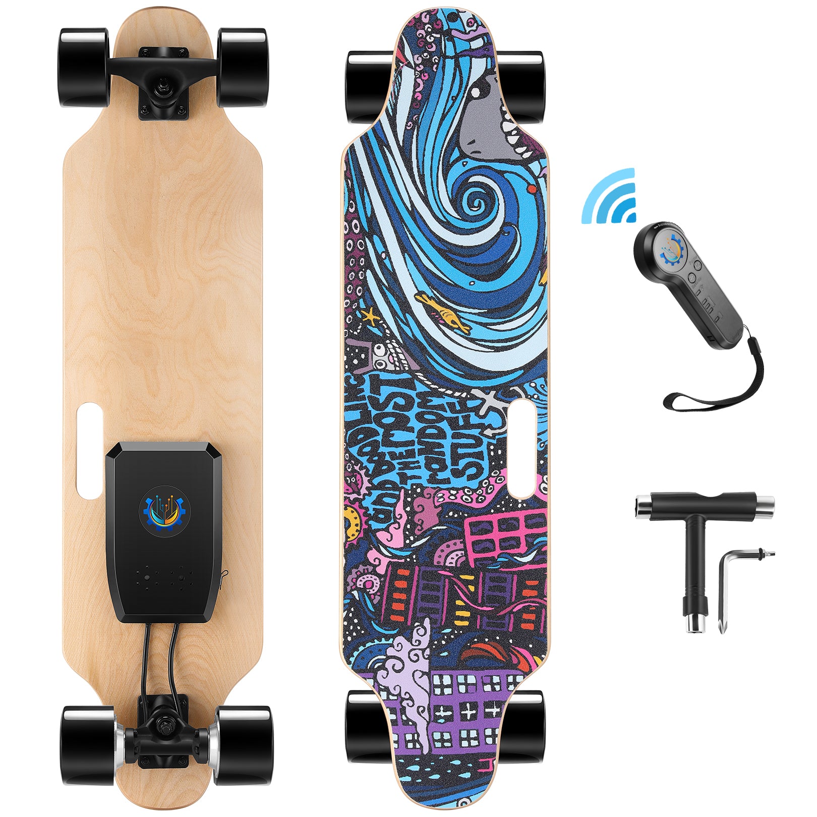 Caroma Electric Skateboard With Remote CAROMA Caroma electric skateboard with remote caroma