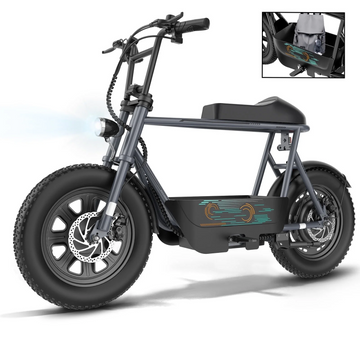 SANOPY Electric Scooter Electric Scooters for Adults, Peak 1200W Motor, Top 20mph, 30 Long Miles Range, 16" Fat Tire, Motorcycle Style Electric Scooter with Basket, Gray,UL2272 Certified