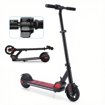 SANOPY Electric Scooter for Kids Ages 6-12, 150W Motor, 10 mph,Adjustable Speed & Height, Colorful Lights, LED Display, Foldable Kids Electric Scooter,UL2272 Certified