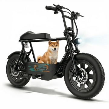SANOPY 750W Electric Scooters with Seat for Adults&Teens, 20mph Top Speed, 30 Miles Max Range , Rugged 16" Air-Filled Tires, Commuting Electric Motorcycle with Large Capacity Basket, Black