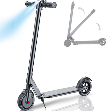 SANOPY Electric Scooter for Teens,15 Miles Range & 15 Mph, 250W Adult Electric Scooter with LED Display and Braking System, Foldable Commute E Scooter,UL2272 Certified,Black