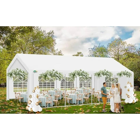 COBIZI 13x26 Heavy Duty Canopy Tent, Party Wedding Tent with Removable Sidewalls, 100% Waterproof
