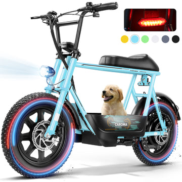 350W Electric Scooters with Seat for Adults, 20mph Top Speed, 15 Miles Max Range , Rugged 16