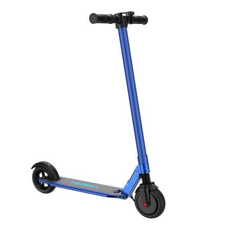 Caroma Lightweight Commuter Electric Scooter, 15.5 Mph & 20 Miles Range, 250W Motor Foldable Kick Scooters for Adult, Blue