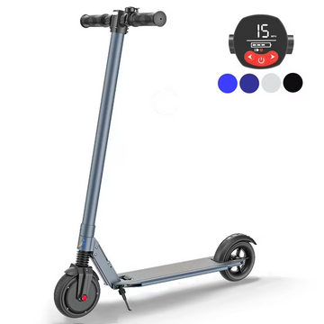 SANOPY Electric Scooter for Adults Ages 14+,up to 25 Miles 15mph, Adjustable Handlebar Height, 3 Speed Modes Foldable Commuter E-Scooter, Dark Blue
