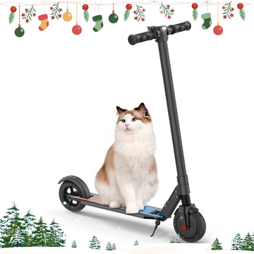SANOPY Electric Scooter for Teens, 15 Miles Long Range & 15 Mph, 250W Electric Scooter with LED Display and Braking System, Foldable Commute E Scooter,Black,UL2272 Certified