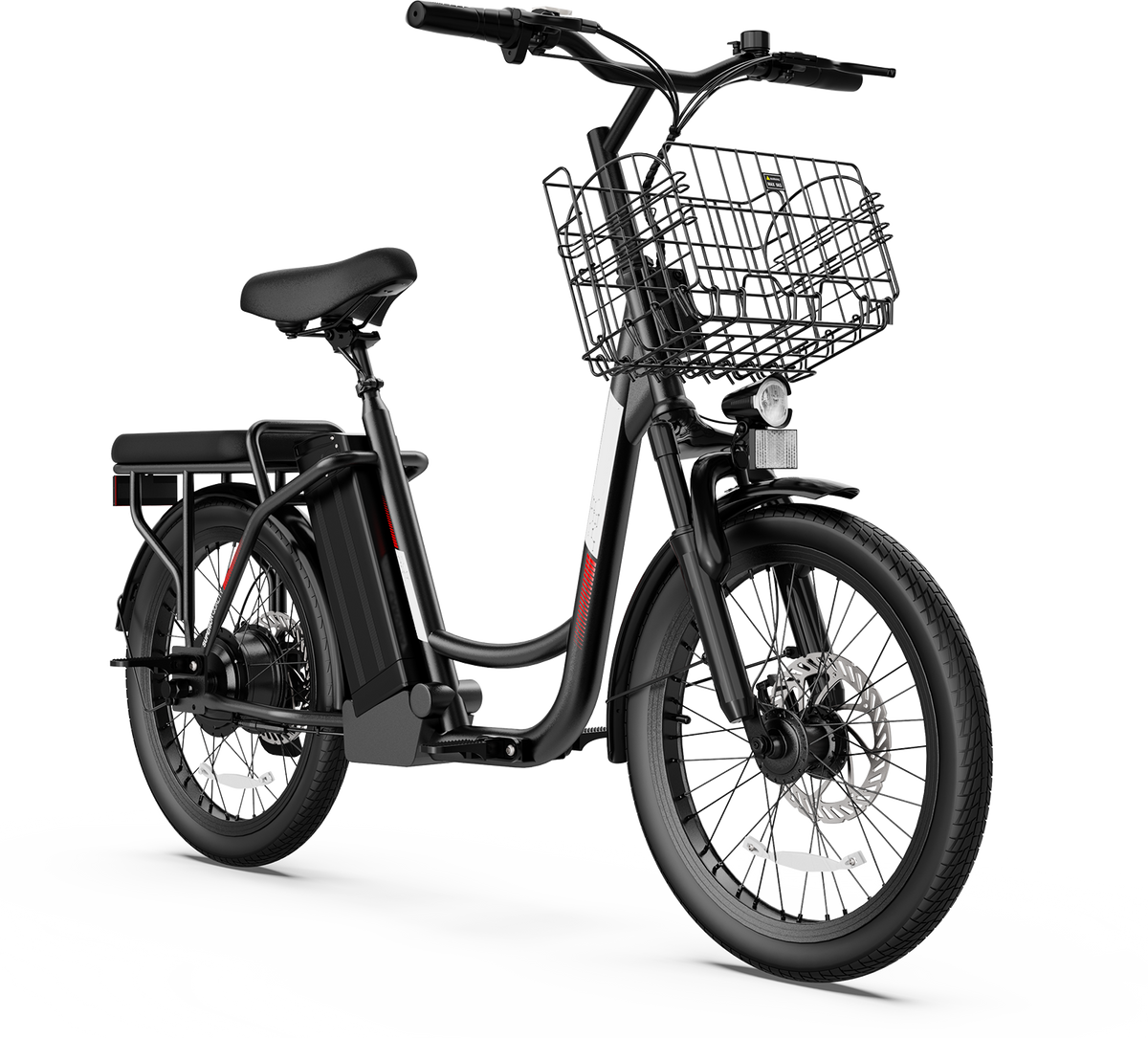 COBIZI 500W Electric Scooter for Adults, Up to 25Miles Range&20MPH, 48V 7.8Ah Removable Battery, 20" Fat Tire Off-Road E Scooter with Basket&Seat