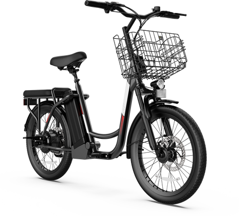 COBIZI 500W Electric Scooter for Adults, Up to 25Miles Range&20MPH, 48V 7.8Ah Removable Battery, 20" Fat Tire Off-Road E Scooter with Basket&Seat
