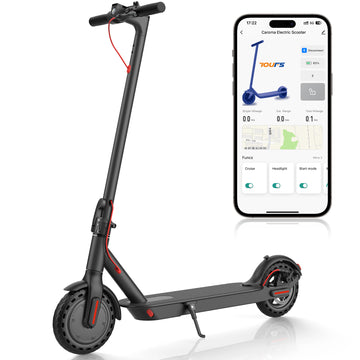 Electric Scooter, 350W Motor & 15.5 MPH Adults Commuting Scooters, 15 Miles Long Range Electric Kick Scooters, 8.5
