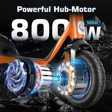 Caroma 500W Electric Scooter Adults, Up to 30 Miles & 25 Mph, 10