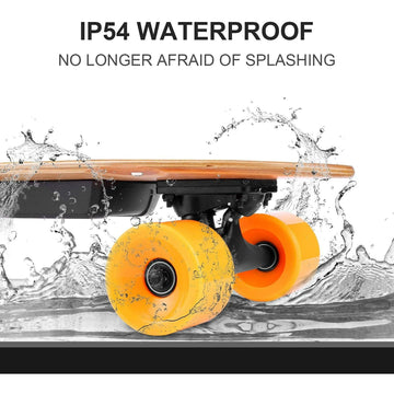Caroma 350W Electric Skateboard with Wireless Remote Control, for Adult, Teens and Kids Orange