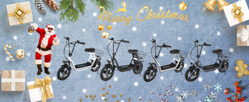 Caroma Electric Scooter with Seat for Adult, 819W Peak Motor up to 25 Miles Range & 20Mph, 14