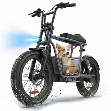 Caroma Peak 800W Electric Scooter with Seat,25 Miles Range,20Mhp Top Speed Electric Motorcycle for Adult ,20"x3" All-Terrain Tires E Motorcycle with Basket,UL2272 Certified,Gray