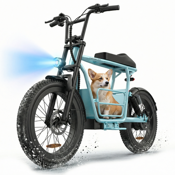 Caroma Peak 800W Electric Scooter with Seat,25 Miles Range,20Mhp Top Speed Electric Motorcycle for Adult ,20"x3" All-Terrain Tires E Motorcycle with Basket,UL2272 Certified,Blue