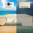 COBIZI 10x30 Canopy Party Tent with 8 Sidewalls,Waterproof UPF 50+ 0utdoor Wedding Event Tents for Parties Backyard Pop up Canopy Gazebo with 4 Sand Bags&Carry Bags,Khaki