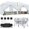 COBIZI 10x20 Pop up Canopy with Sidewalls,Easy up Canopy 10x20 Gazebo Waterproof Instant Shelter for Wedding Outdoor Party Camping with Air Vent&Carry Bag