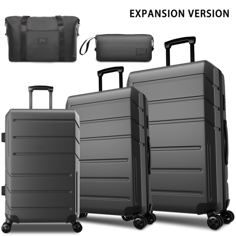 COBIZI 3 Piece Hardshell Luggage Set, Suitcase Set with Spinner Wheels and TSA Lock, 20/24/28 in, Blue