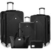 COBIZI 3 Piece Hardshell Luggage Set, Lightweight Suitcase with TSA Lock Spinner Wheels, 20/24/28 in, Blue