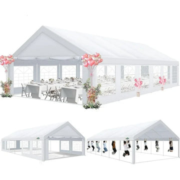 COBIZI 20'x 40' Large Heavy Duty Outdoor Canopy Party Tent & Carport,