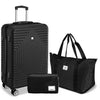 COBIZI 3 Piece Hardshell Luggage Set, Lightweight Suitcase with TSA Lock Spinner Wheels, 20/24/28 in, Blue