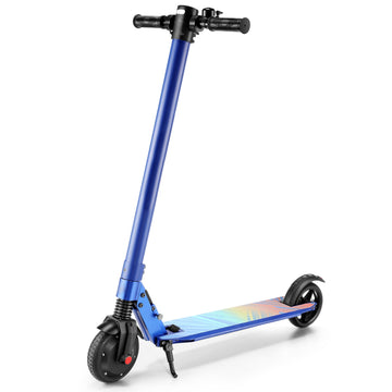 SANOPY Electric Scooter for Adult & Teen,Top 15.5 Mph & 10-15 Long Miles Range, 250W Motor Foldable Kick Scooters with LED Display and Braking System,Blue