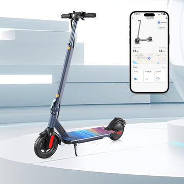 COBIZI Electric Scooter for Adults, Top 20 mph & 20 Long Miles,350W Motor E-Scooter,9 In Tires,Commuting Kick Scooter, Max Load 265 Lbs, Blue