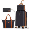 COBIZI 3 Piece Hardshell Luggage Set, Suitcase Set with Spinner Wheels and TSA Lock, 20/24/28 in, Blue