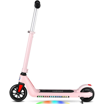 Caroma Electric Scooter for Kids Ages 6-12 with 6