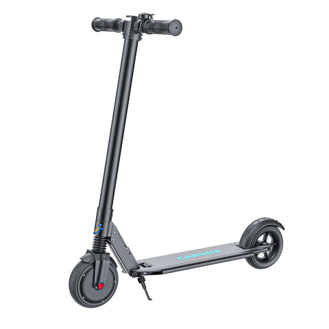 Caroma Electric Scooter, 15.5/20 Mph & 20/25 Miles Range, 250W/500W Foldable Kick Scooters for Adults Teens, Bright Black