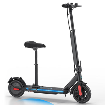 Caroma Electric Scooter Adult with Seat, 800W Peak Motor, 10
