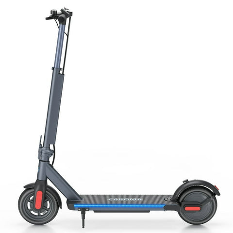 Caroma Electric Scooter for Adults, 600W Peak Power Motor, Max Speed 15.5MPH, 9'' Solid Tires, Foldable & Adjustable Height Black