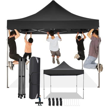 SANOPY 10 x 20 FT Heavy Duty Pop up Canopy Tent Ez Up Commercial Outdoor Canopy Wedding Party Tents for Parties All Season Wind & Waterproof Gazebo with Roller Bag