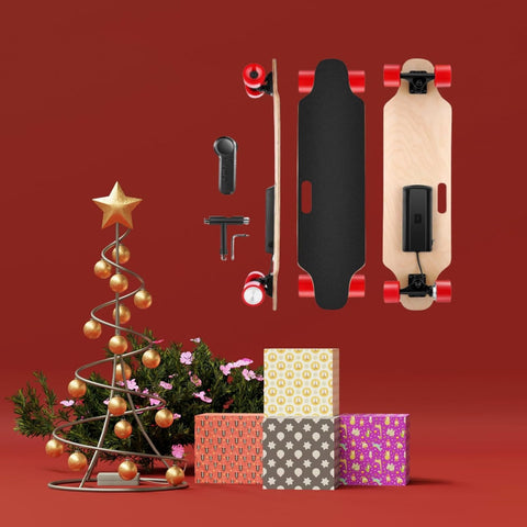 350W Electric Skateboards with Remote, 12.4 mph Top Speed & 8 Miles Range, Swappable Battery, Electric Longboard for Adults