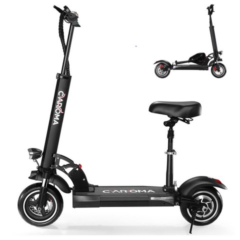 Caroma S22 10 Inch 500W Foldable Sports Electric Scooter with Seat