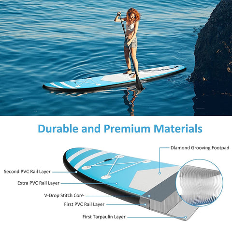 Caroma Sky Inflatable Stand Up Paddle Board SUP Surfboard