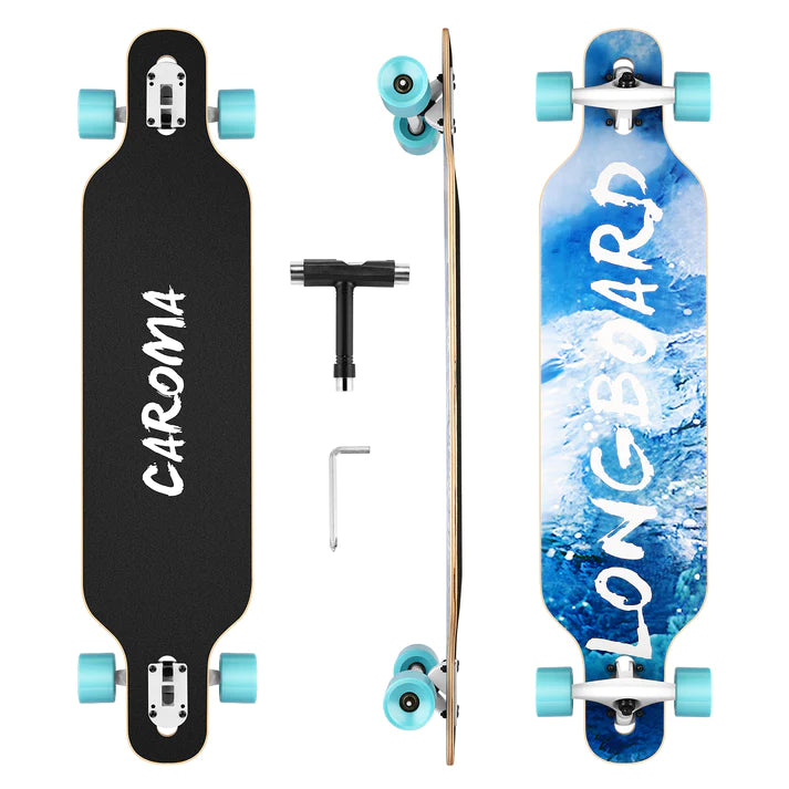 Caroma 8-Layers Maple Graffiti Pattern Longboard