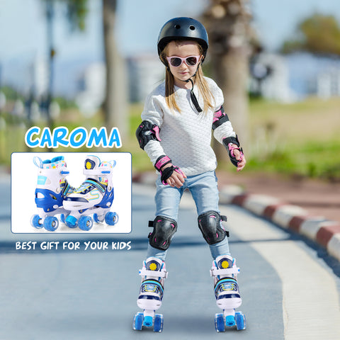 Caroma Adjustable Roller Skate with Light Up Wheels