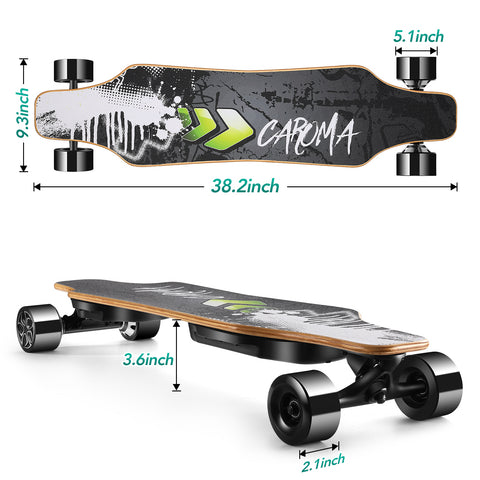 Caroma 38 Inch 900W Electric Skateboard Longboard
