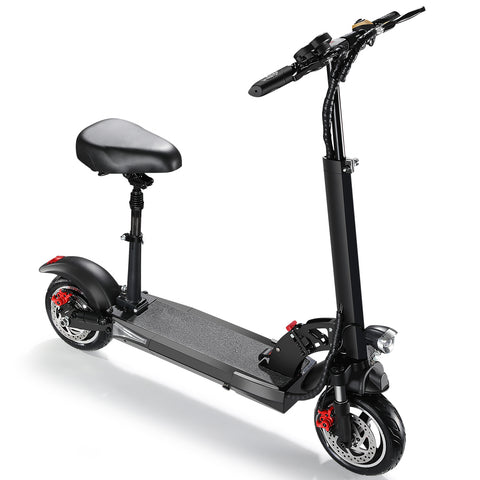 Caroma S22 10 Inch 500W Foldable Sports Electric Scooter with Seat