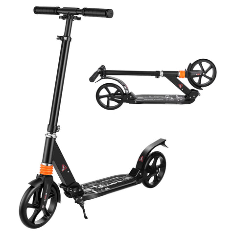 Caroma Adjustable Folding Adult Scooter with Dual Suspension System