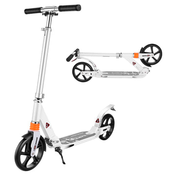 Caroma Adjustable Folding Adult Scooter with Dual Suspension System