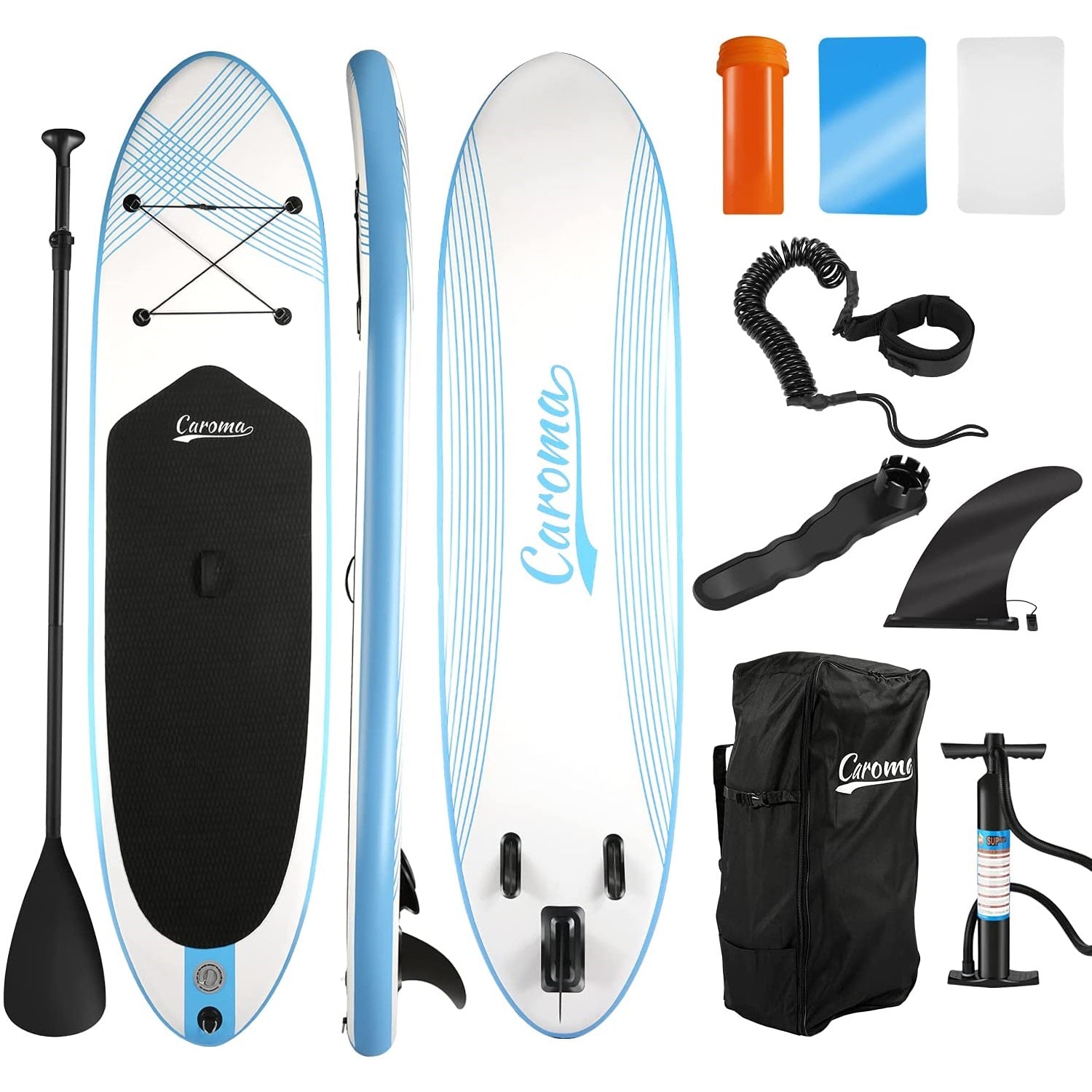 Caroma Wave Inflatable Stand Up Paddle Board SUP Surfboard – CAROMA