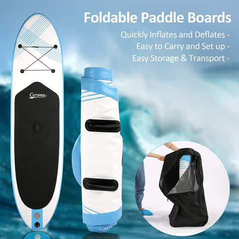 Caroma Wave aufblasbares Stand Up Paddle Board SUP Surfbrett 