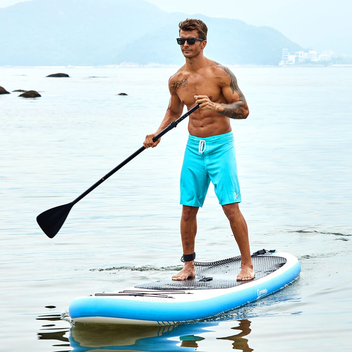 Caroma Wave Inflatable Stand Up Paddle Board SUP Surfboard – CAROMA